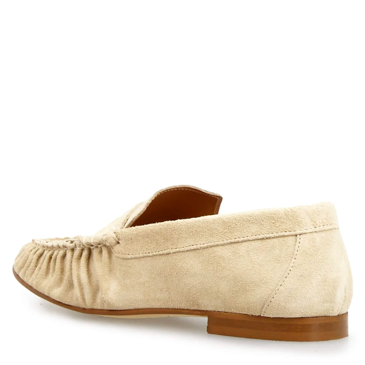 Mocassino da donna Moka in camoscio beige - Image 6