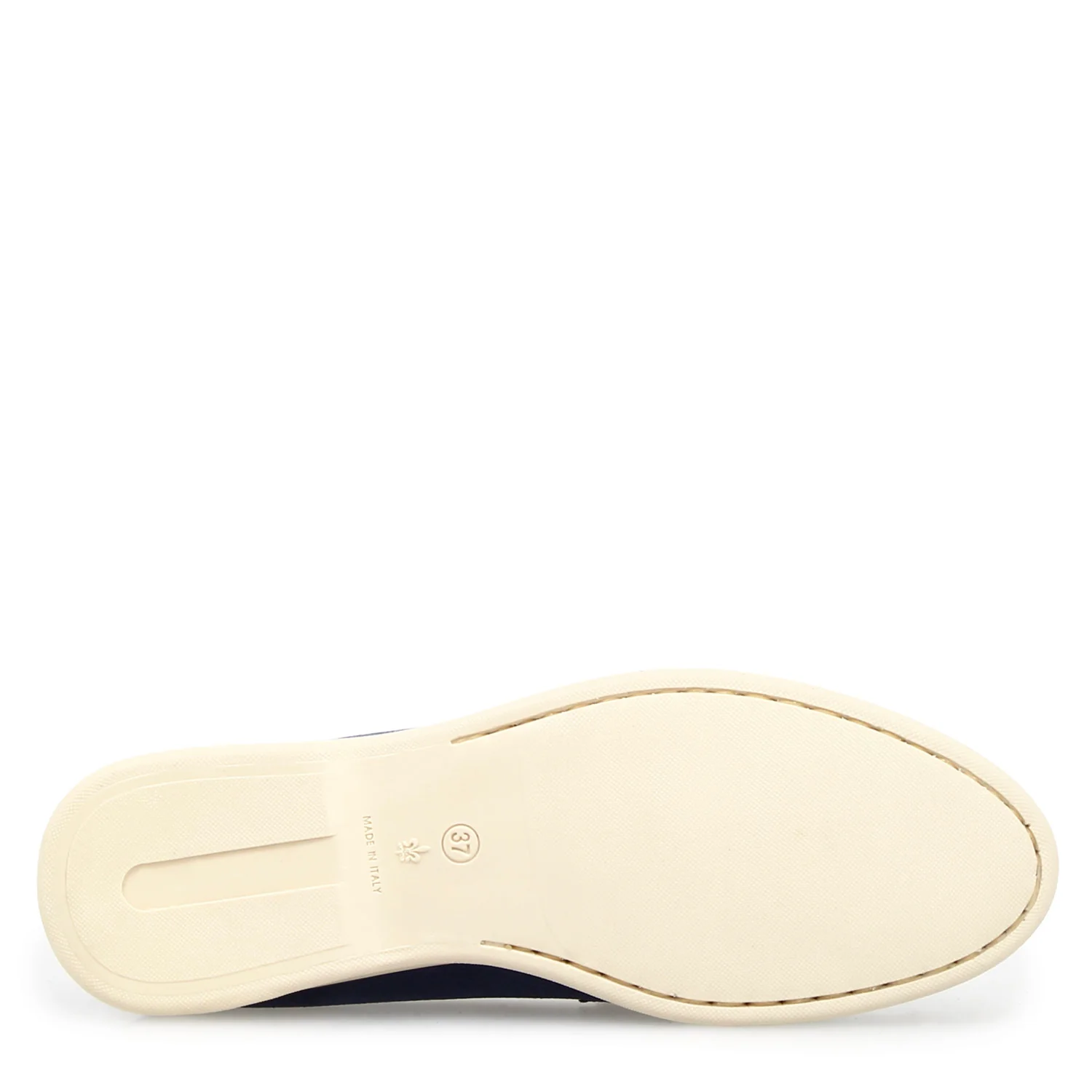 Mocassino drive da donna Vellaria in pelle scamosciata blu - Image 5
