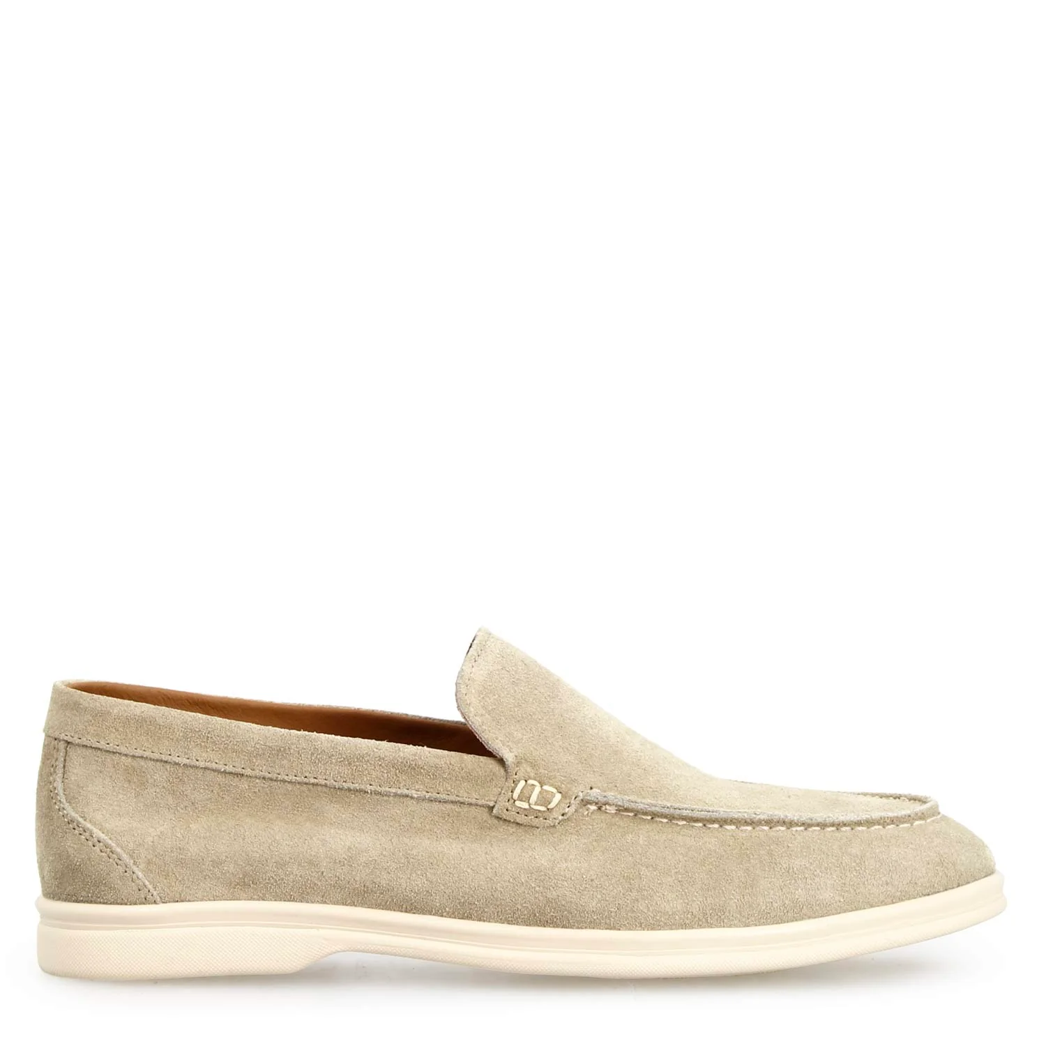 Mocassino Elite da uomo in camoscio beige - Image 3