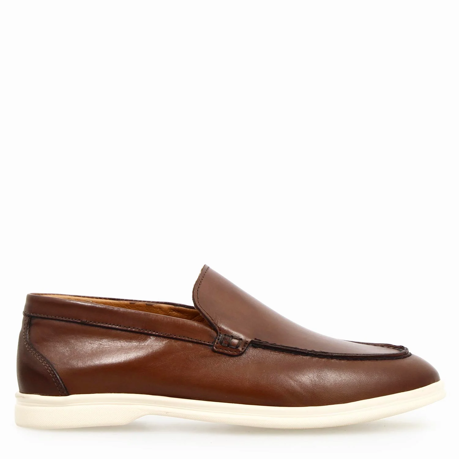 Mocassino Elite da uomo in pelle marrone - Image 3