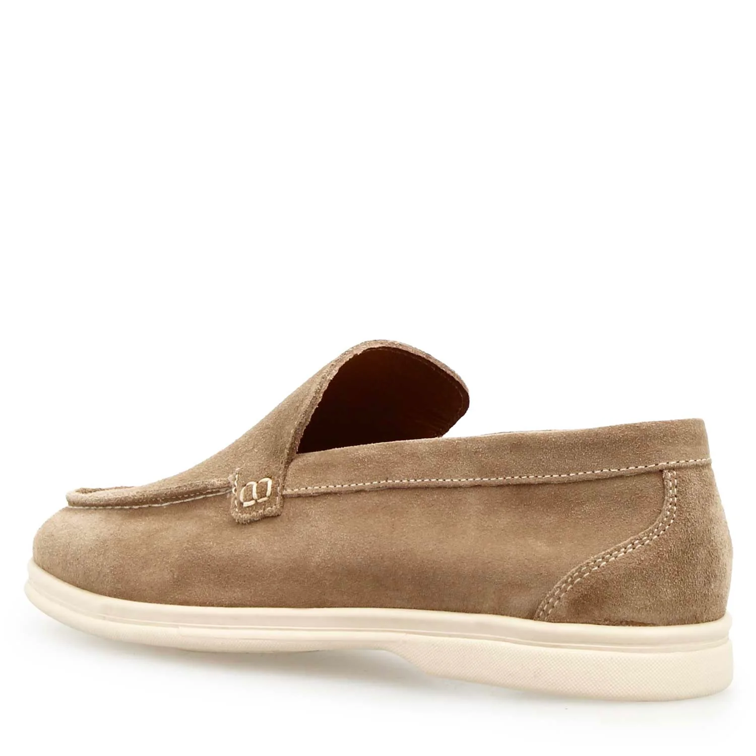 Mocassino Elite da uomo in pelle scamosciata marrone chiaro - Image 4