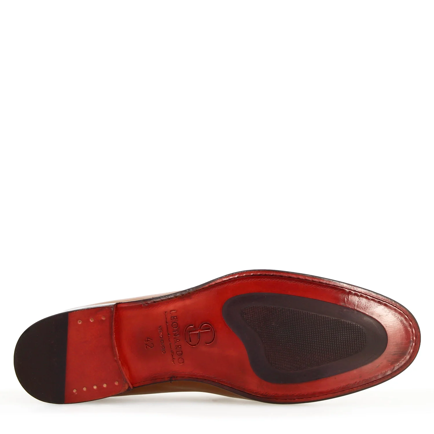 Mocassino liscio Adriano da uomo in pelle marrone - Image 5
