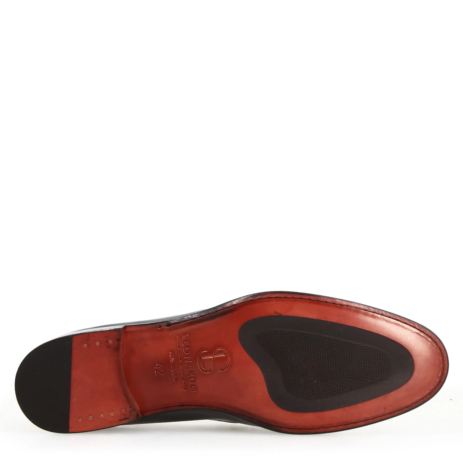Mocassino liscio Adriano da uomo in pelle nera - Image 5