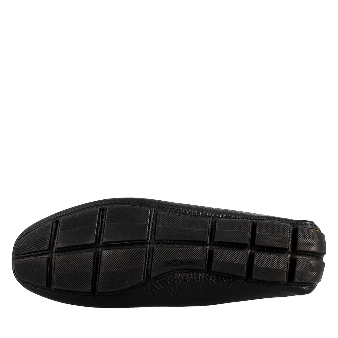 Mocassino tubolare con lacci da uomo in pelle color nero - Image 5