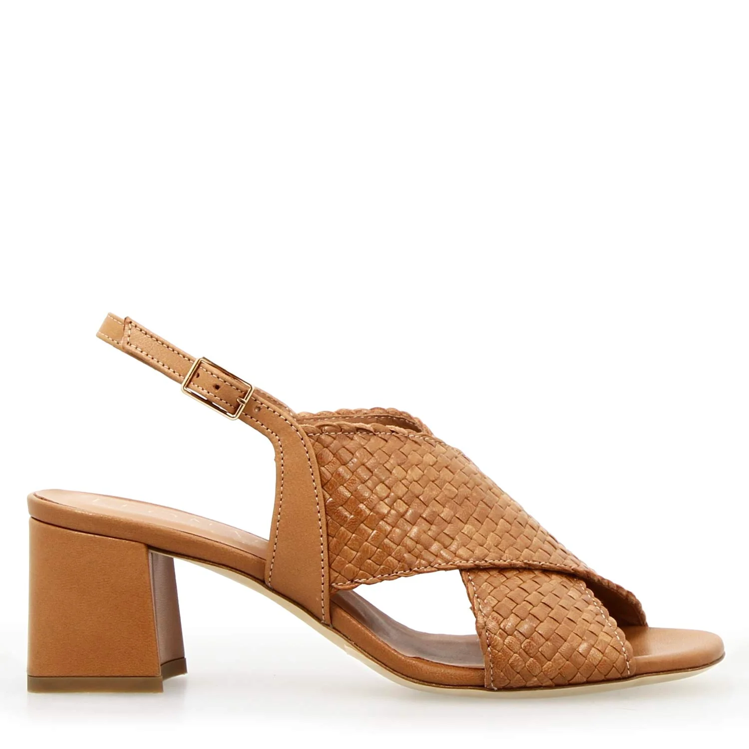 Sandalo da donna Demetra in pelle marrone - Image 3