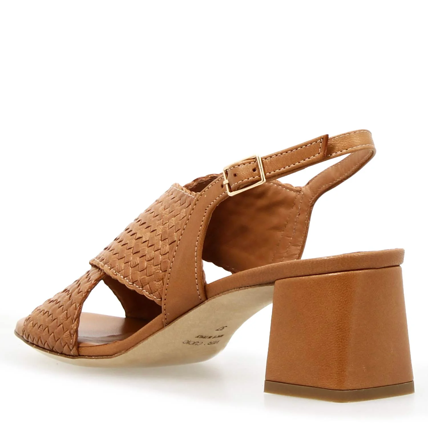Sandalo da donna Demetra in pelle marrone - Image 4