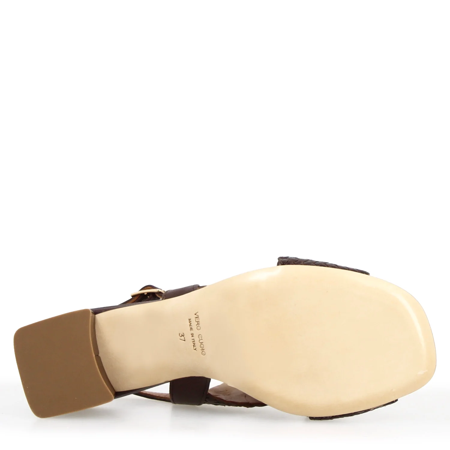 Sandalo da donna Demetra in pelle marrone scuro - Image 5