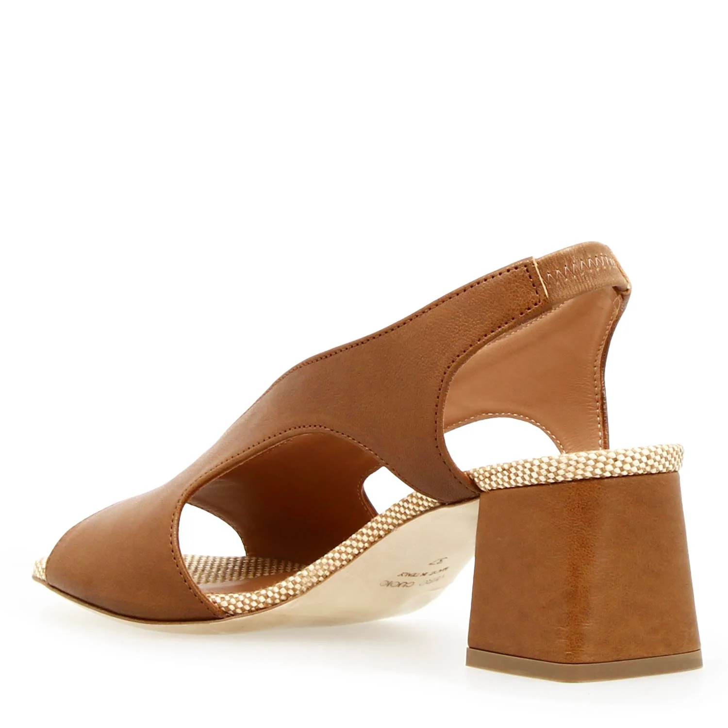 Sandalo da donna Flavia in pelle marrone - Image 4