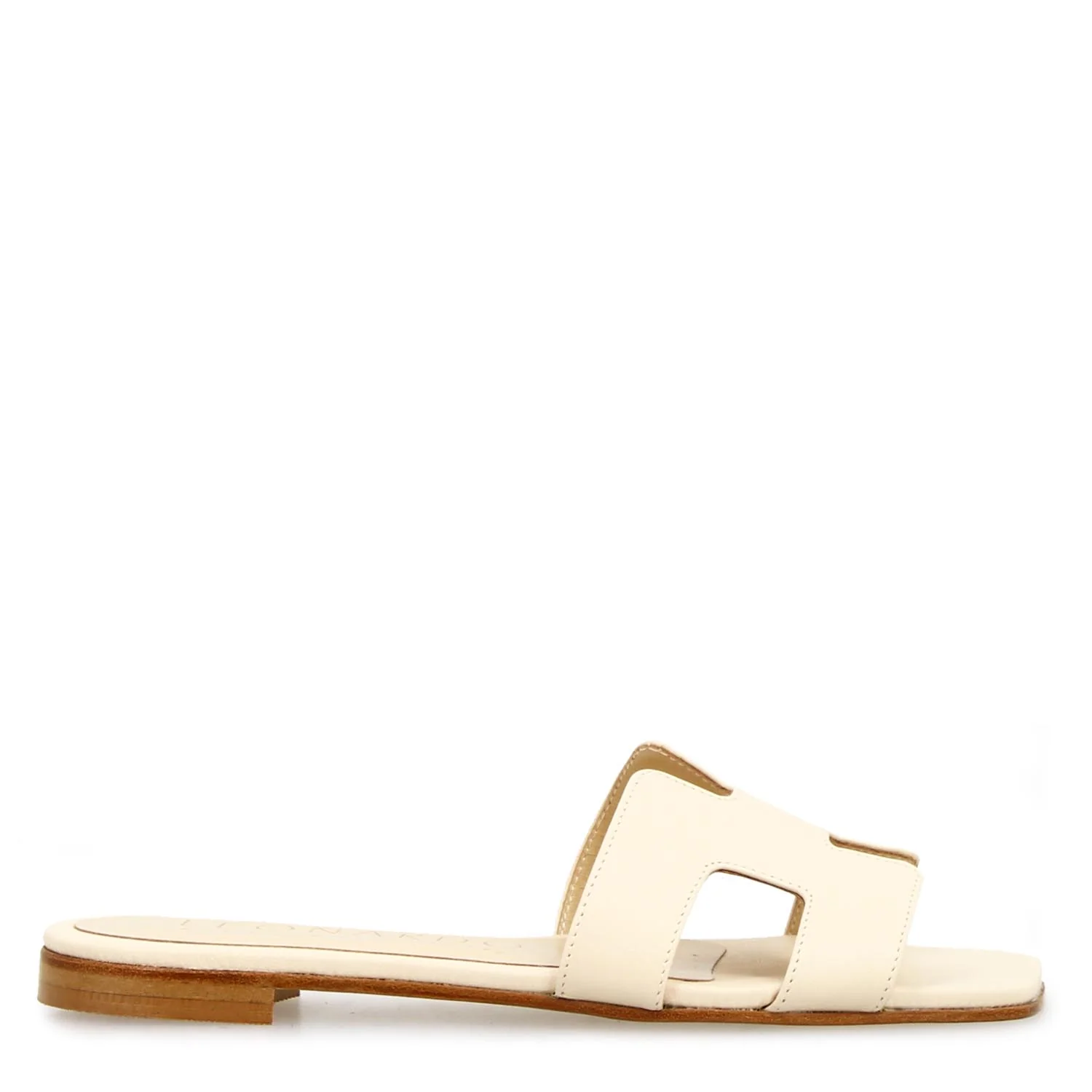 Sandalo da donna Harmony in pelle nappa beige - Image 3