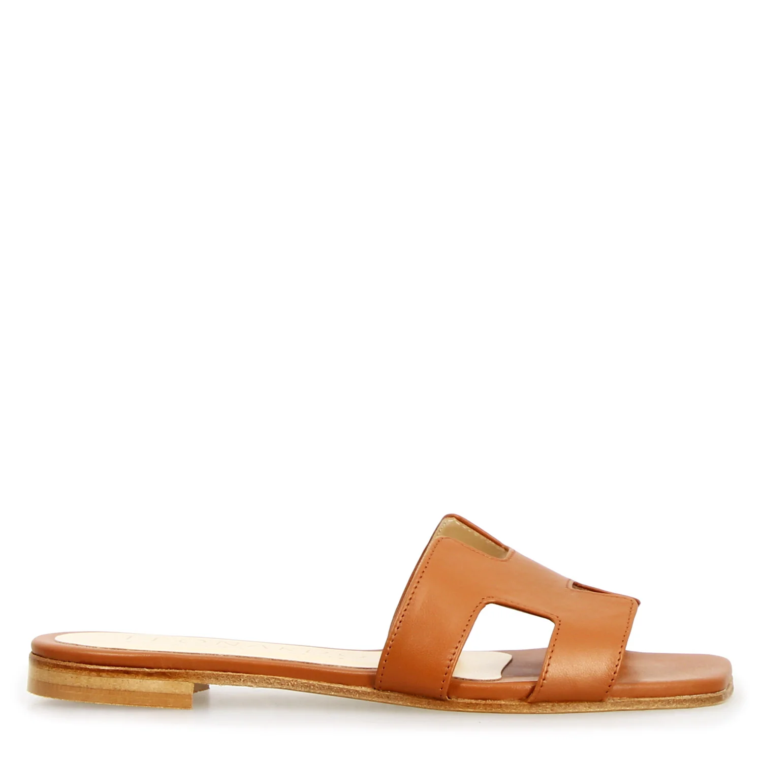 Sandalo da donna Harmony in pelle nappa marrone - Image 3