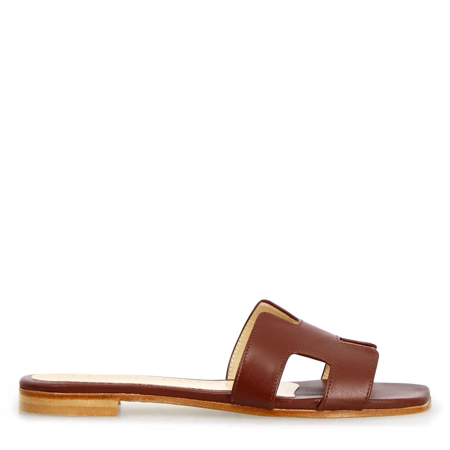 Sandalo da donna Harmony in pelle nappa marrone scuro - Image 3