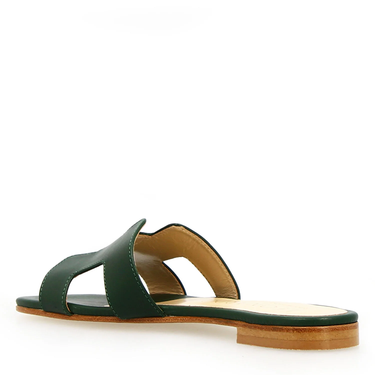 Sandalo da donna Harmony in pelle nappa verde - Image 4