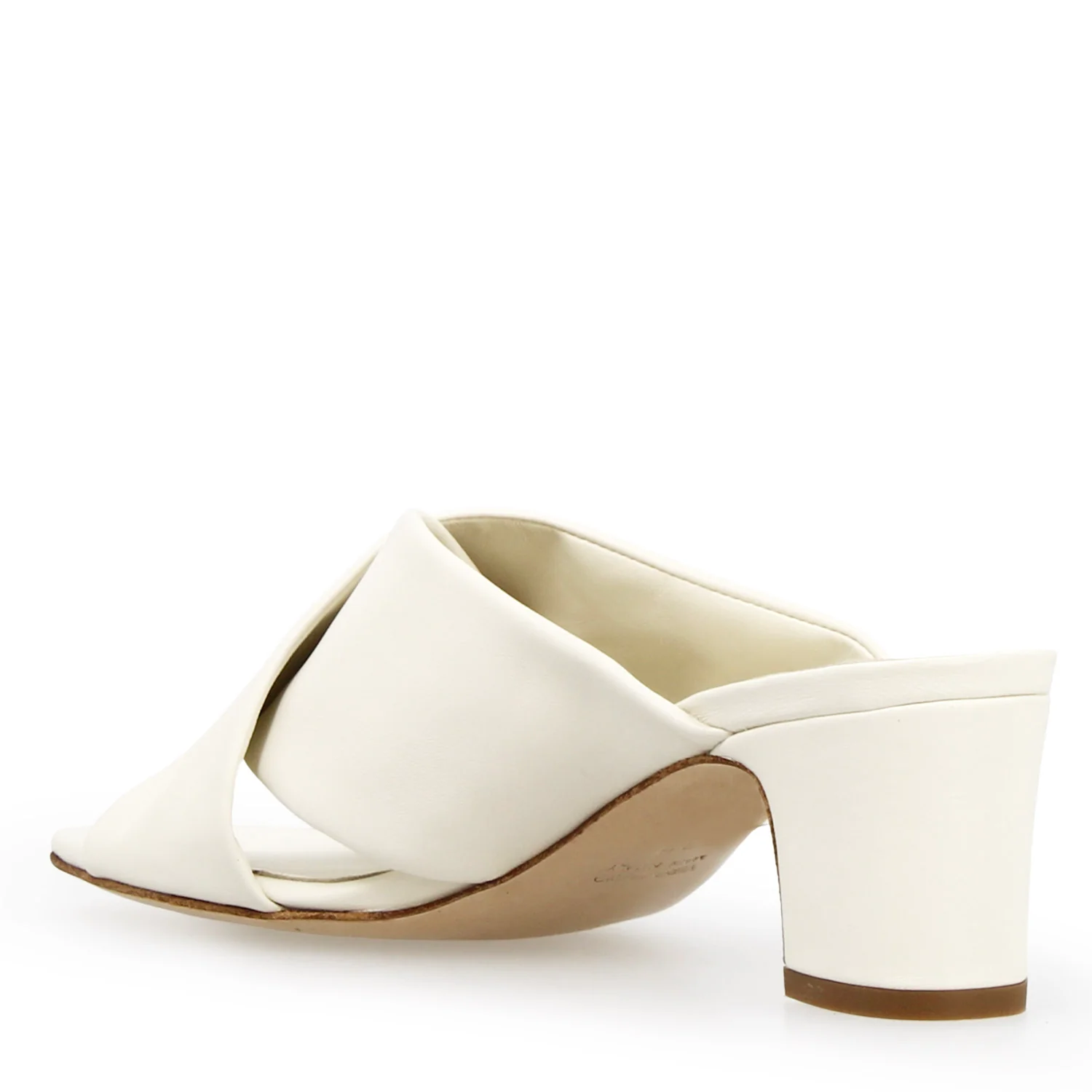 Sandalo mules da donna Antiochia in pelle bianca - Image 4