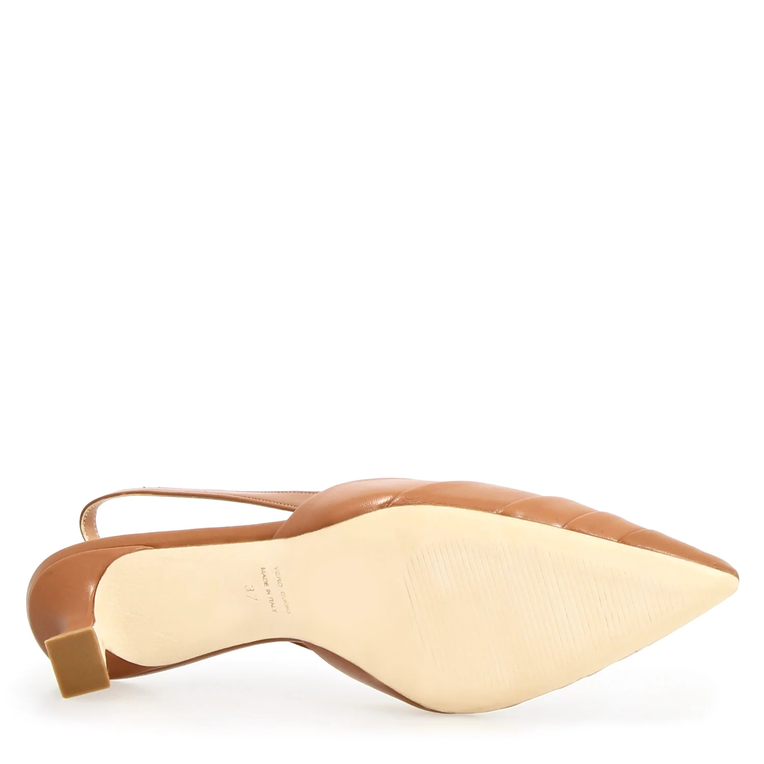 Sandalo slingback da donna Apollina in pelle marrone - Image 5