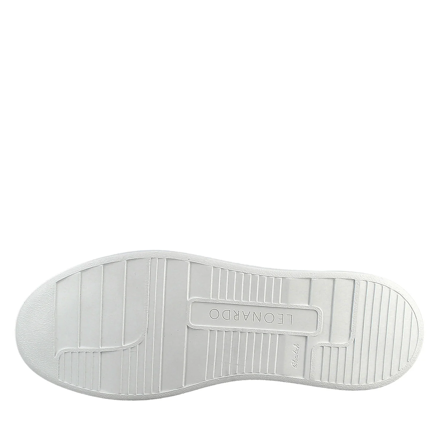 Sneaker bianca elegante da uomo in pelle liscia - Image 6