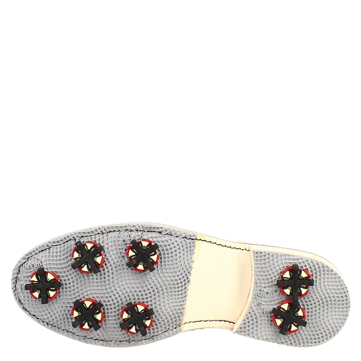 Scarpe da golf classiche brogues artigianali in pelle bianca - Image 6