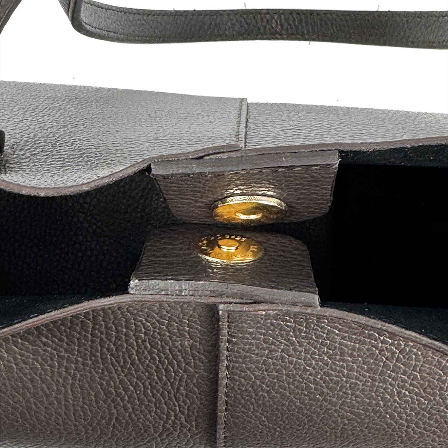 Shopper media da donna in pelle marrone Majestic - Image 6