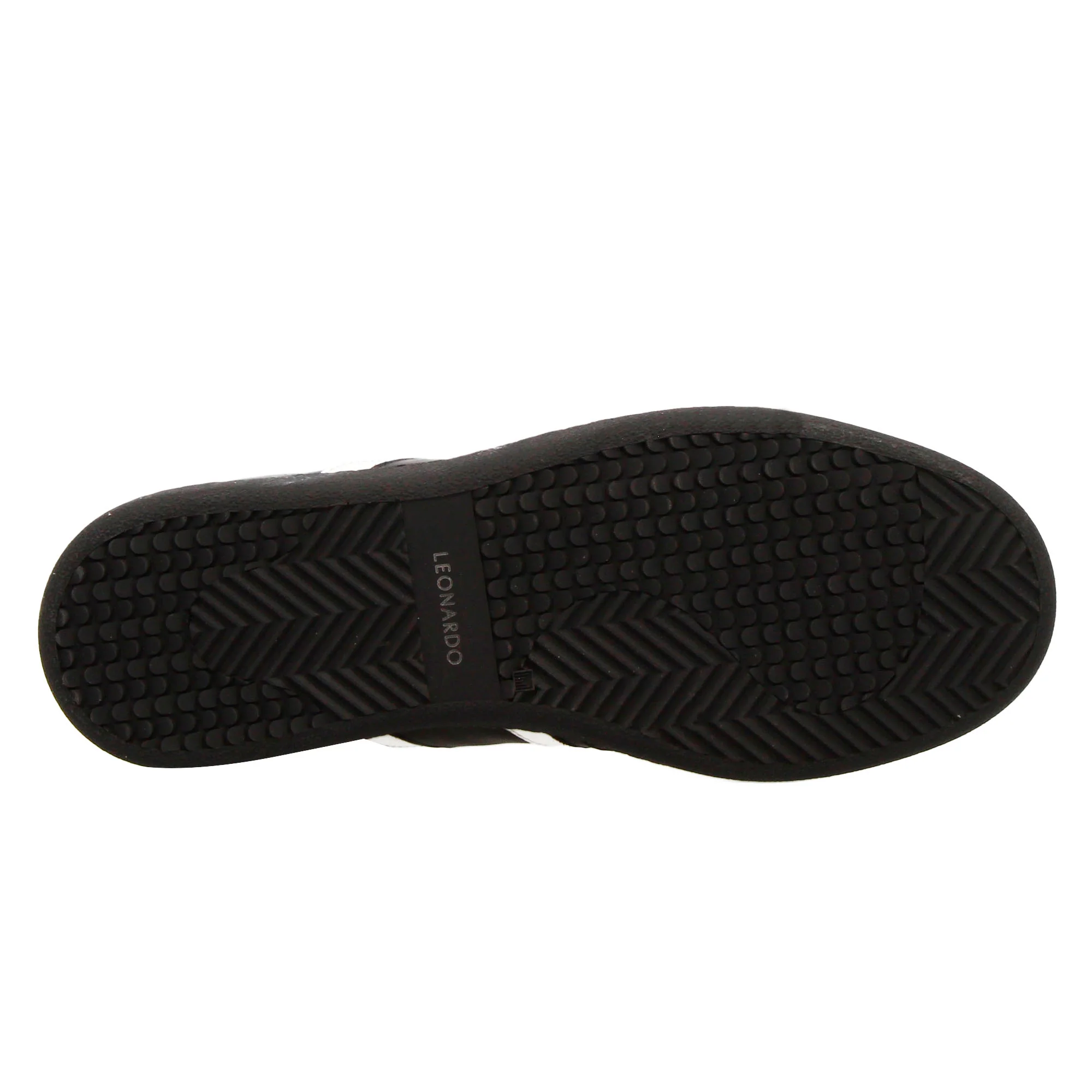 Sneaker artigianale da donna in pelle colore nero - Image 4