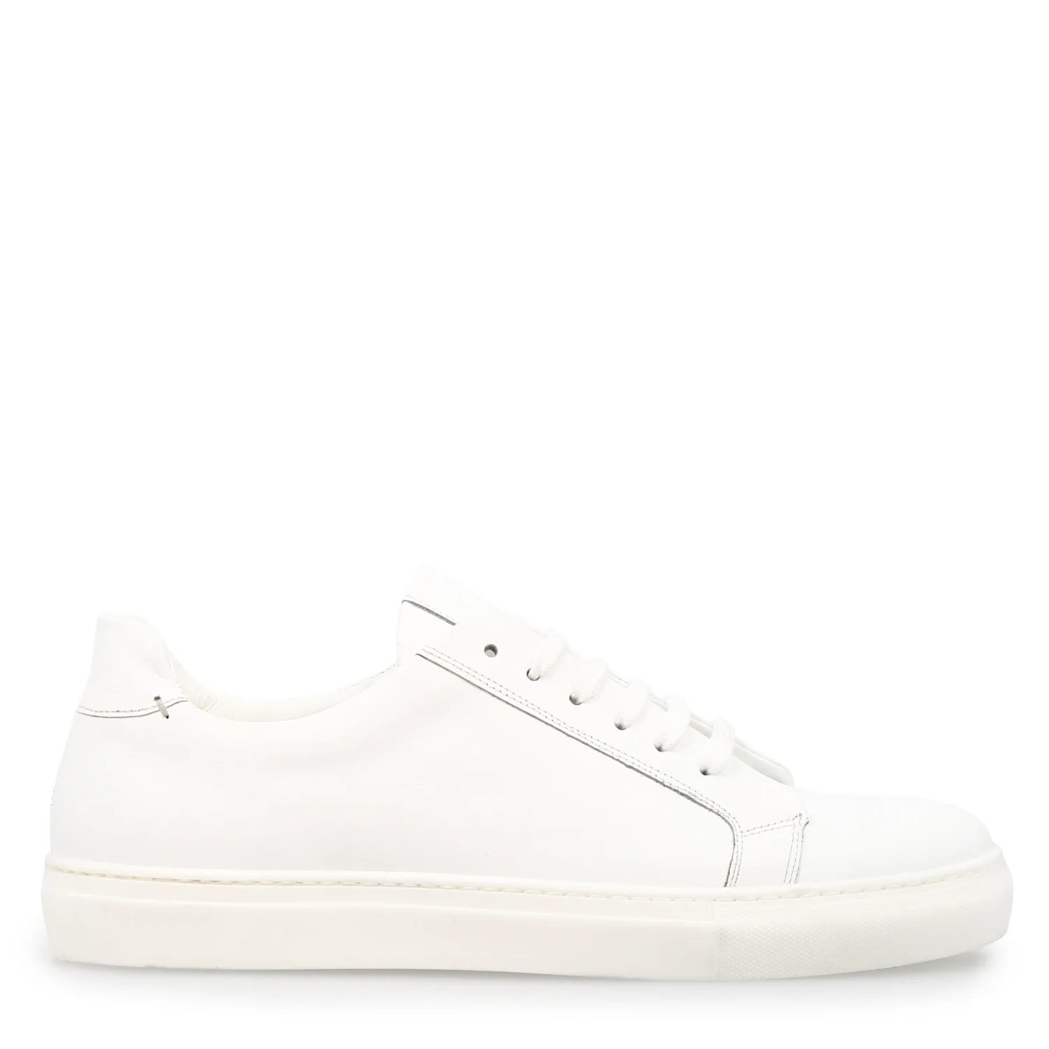 Sneaker artigianale Oreste da uomo in pelle bianca - Image 2