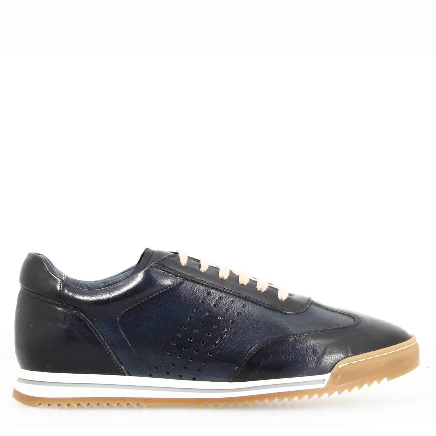 Sneaker Barberino blu da uomo in pelle - Image 3