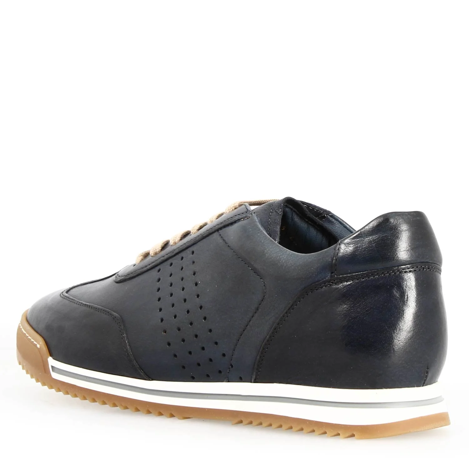 Sneaker Barberino blu da uomo in pelle - Image 4