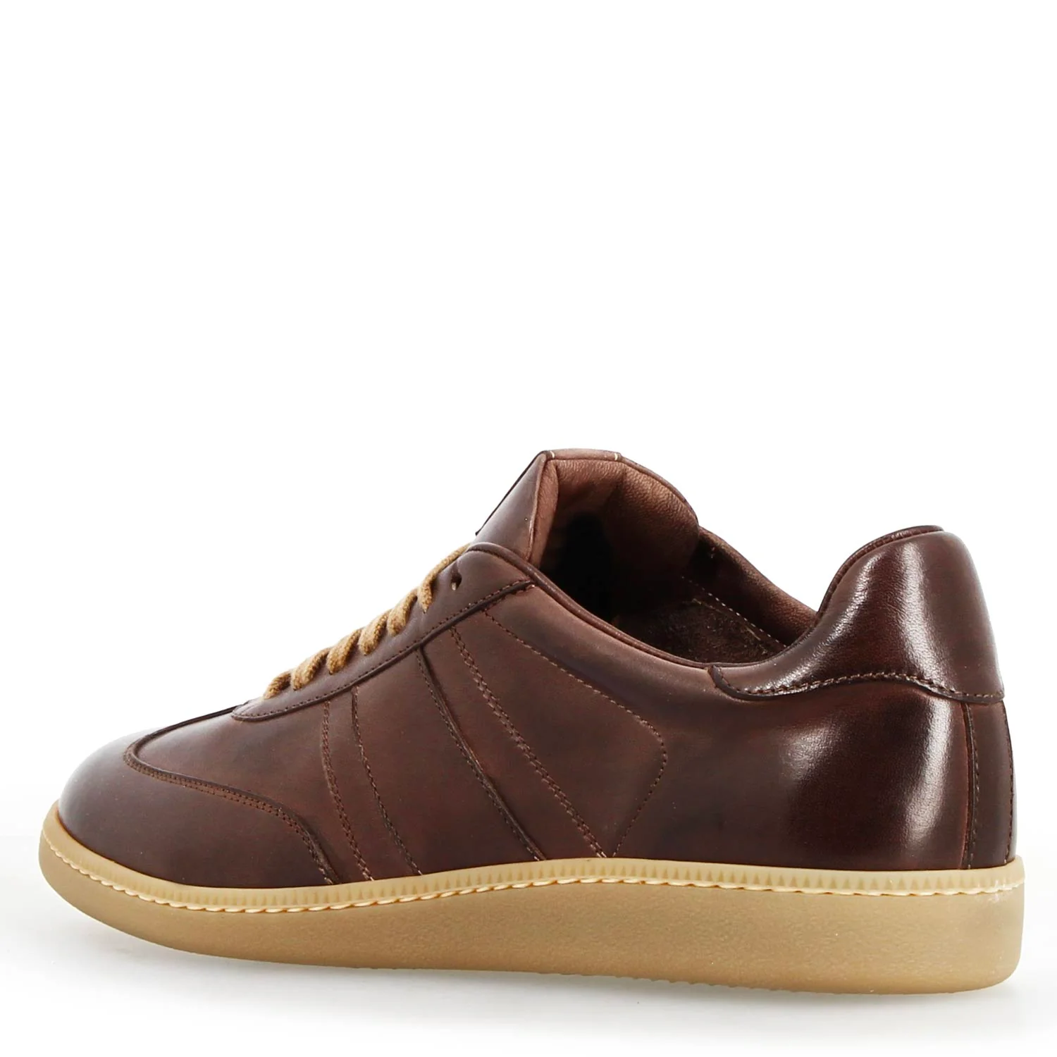 Sneaker Bizantino da uomo in pelle marrone scuro - Image 4