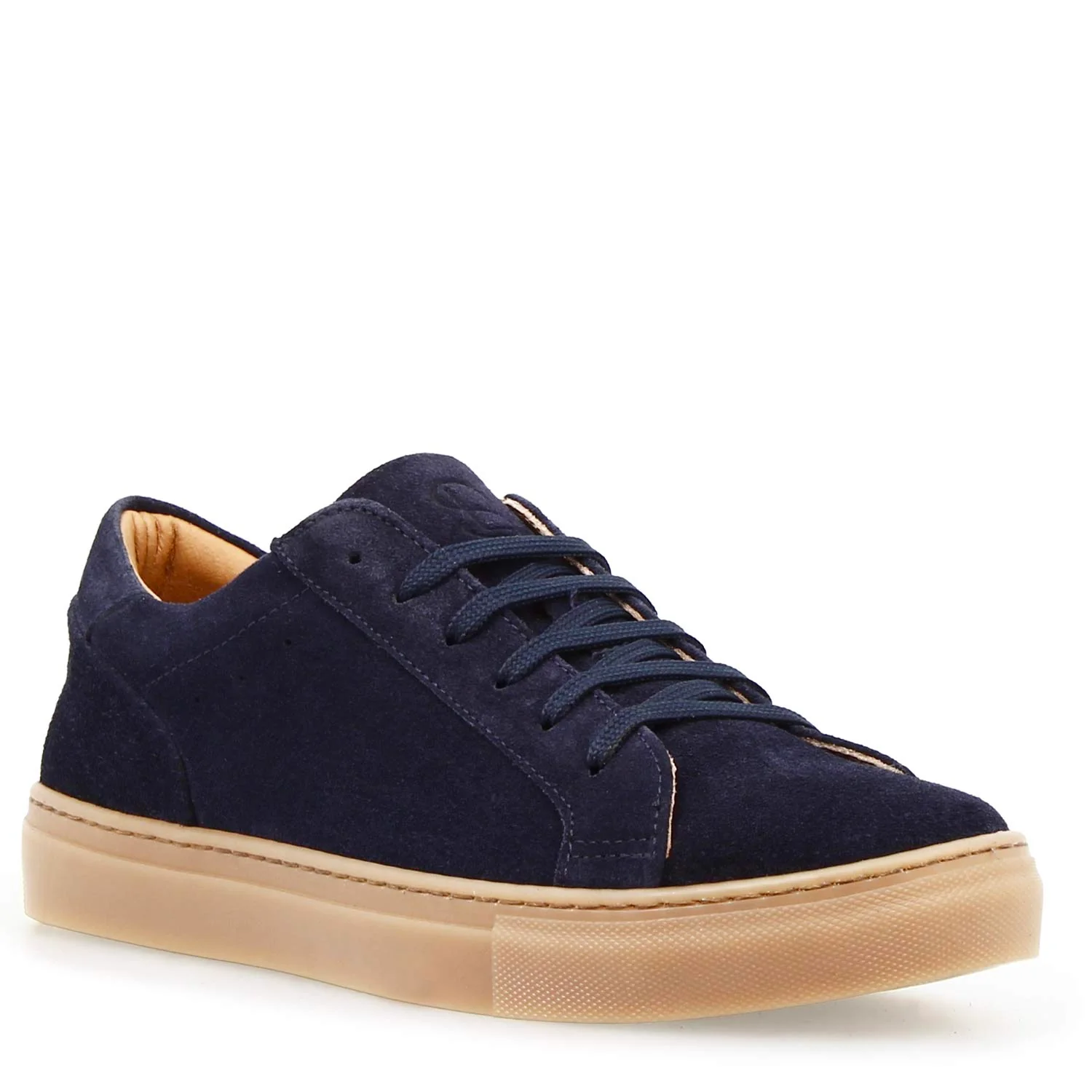 Sneaker Pitagora da uomo in pelle scamosciata blu