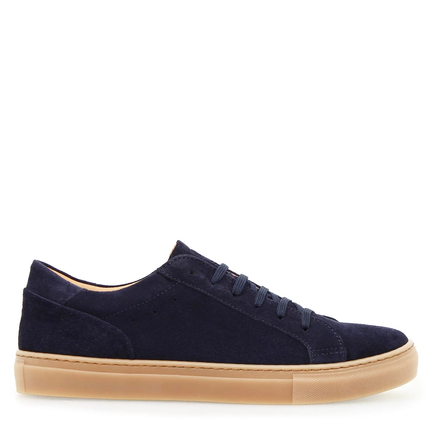Sneaker Pitagora da uomo in pelle scamosciata blu - Image 3