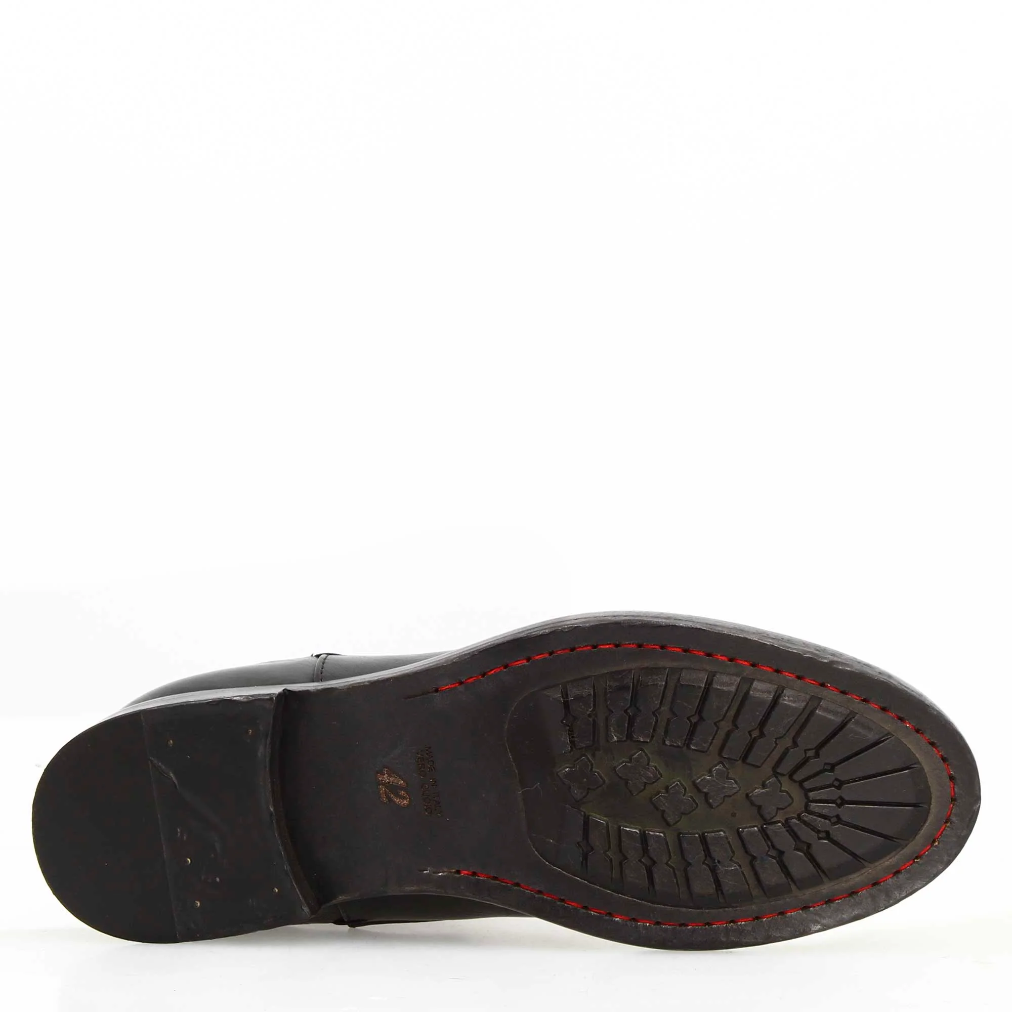 Stivaletto Chelsea diver da uomo in pelle lavata colore nero - Image 4