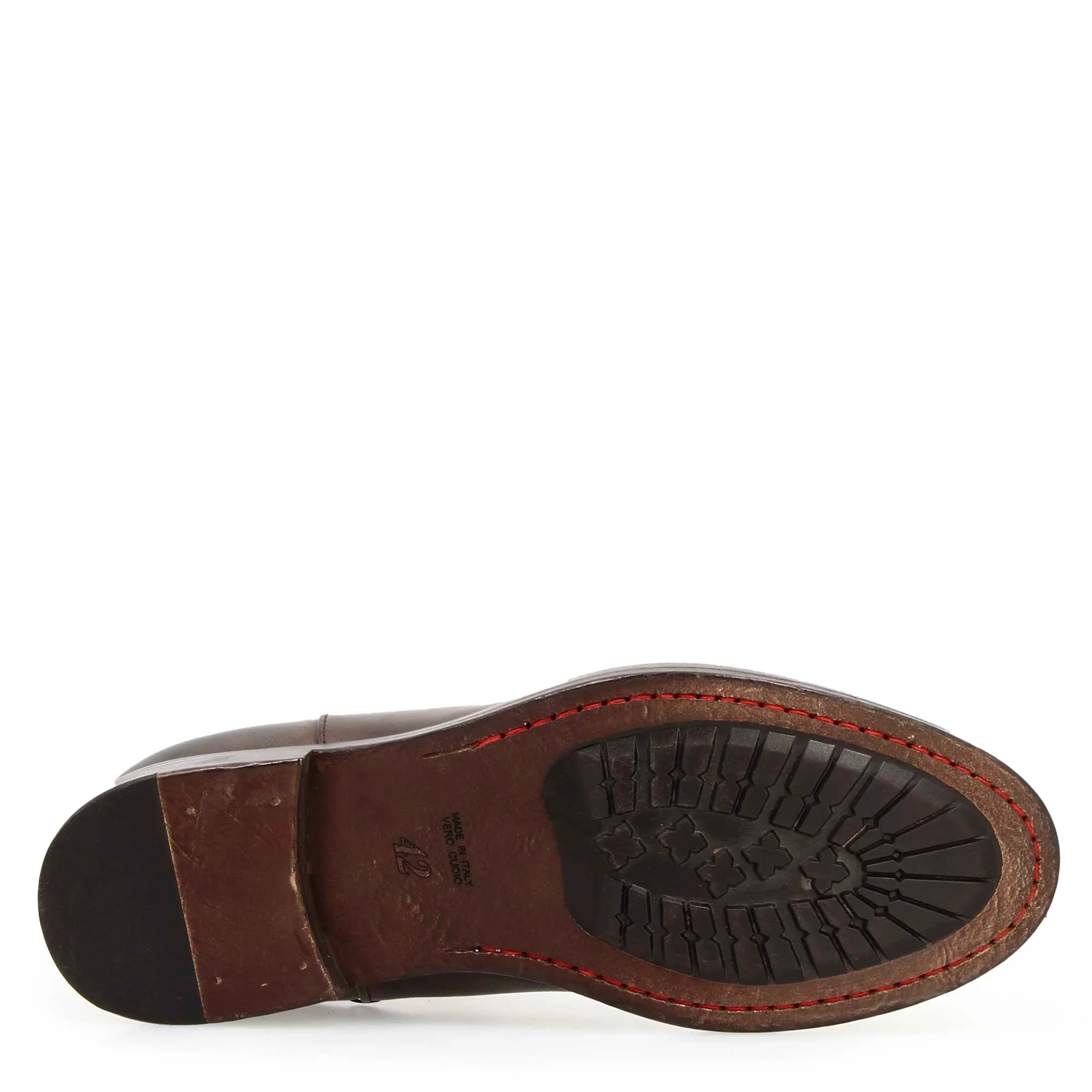 Stivaletto Chelsea diver da uomo in pelle lavata testa di moro - Image 4
