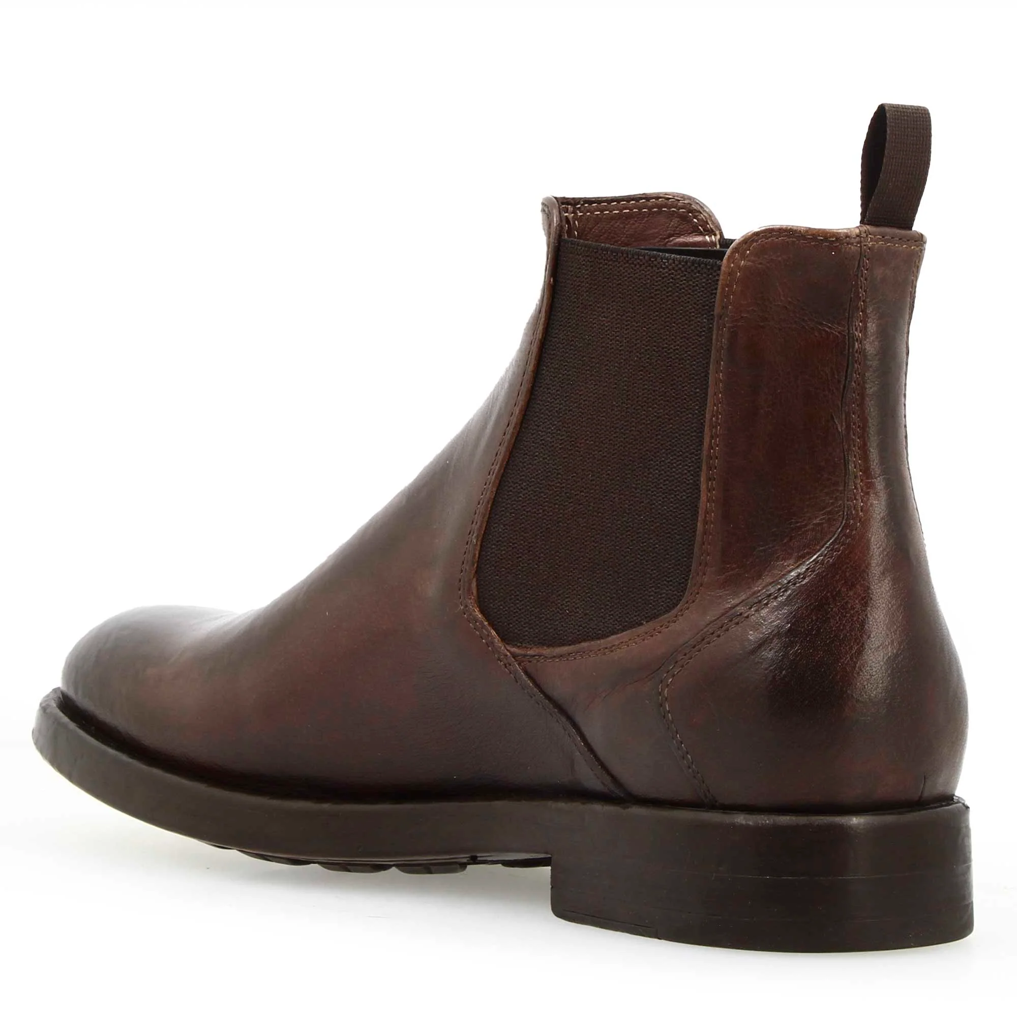 Stivaletto Chelsea moderno marrone scuro da uomo - Image 3